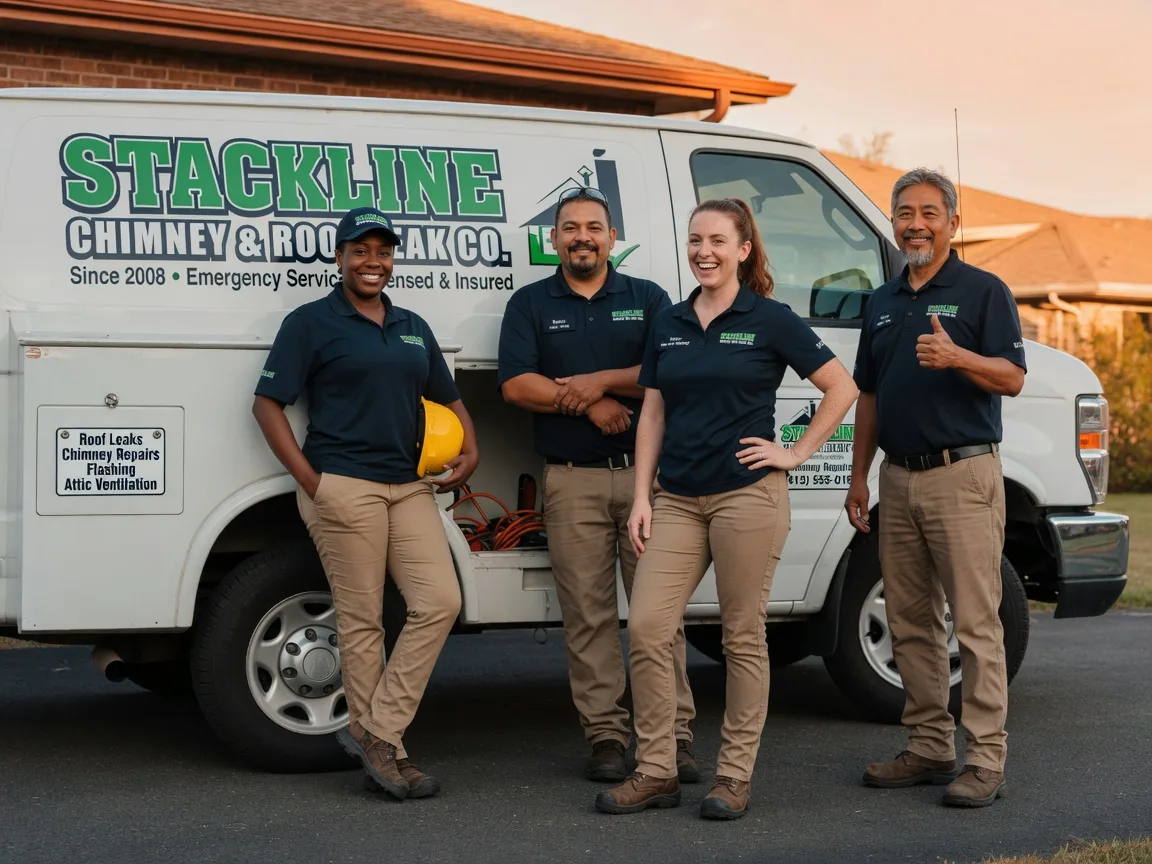 Chimney flashing repair company in Allyn, WA